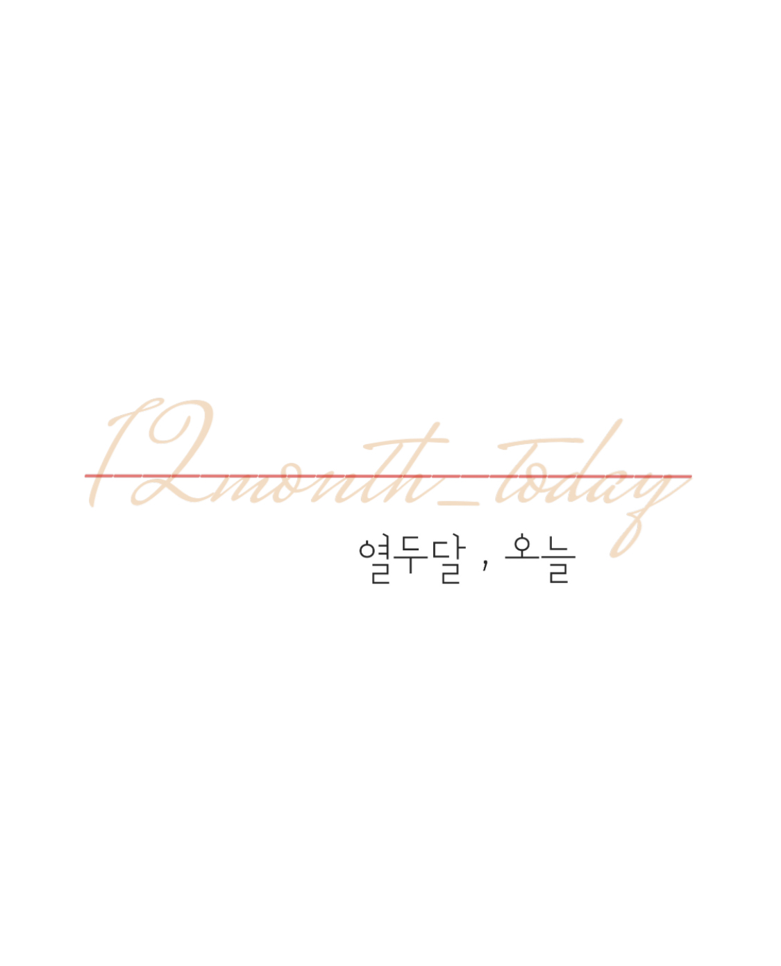 열두달,오늘