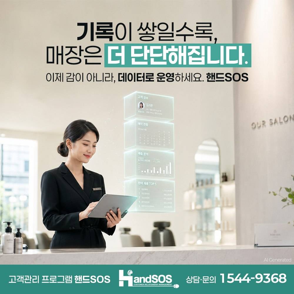 데이터로 매장을 운영하세요.