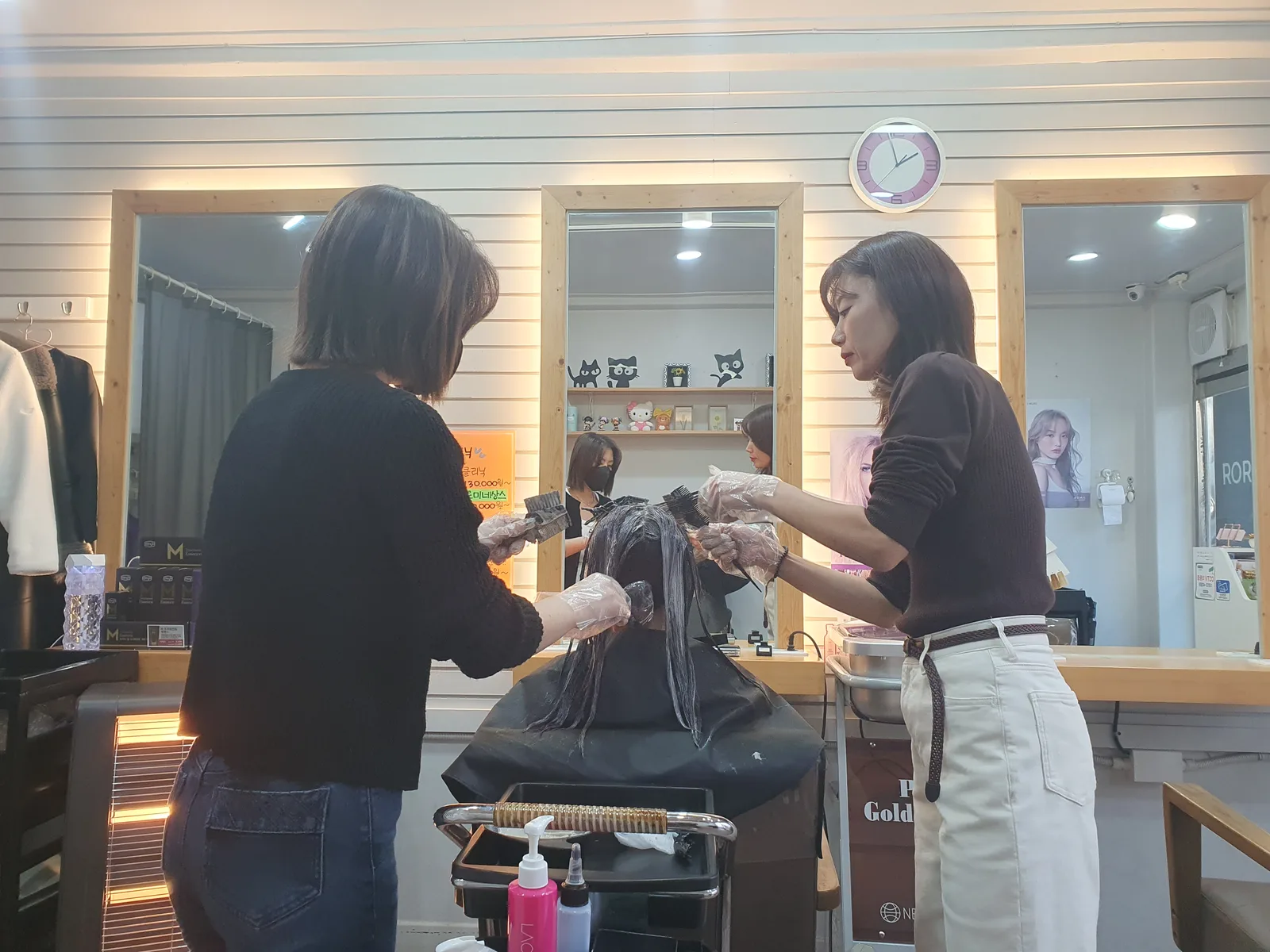 반포동논현역앞1층20평미용실입니다
